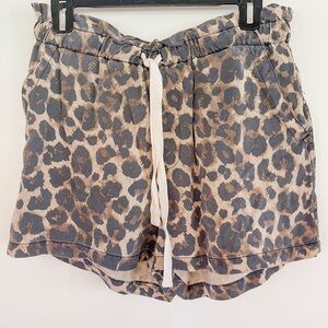 Leopard print shorts women’s